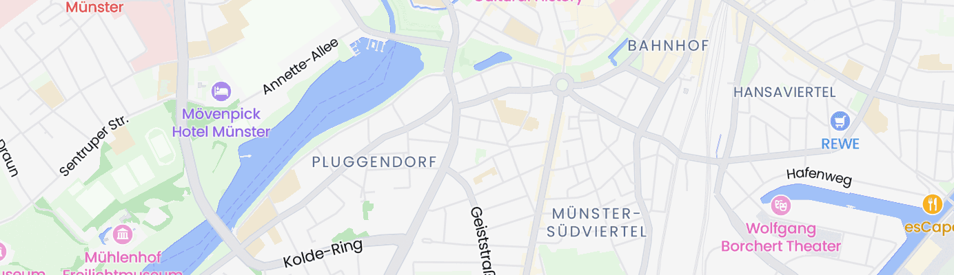 Karte mit dem ungefähren Standort