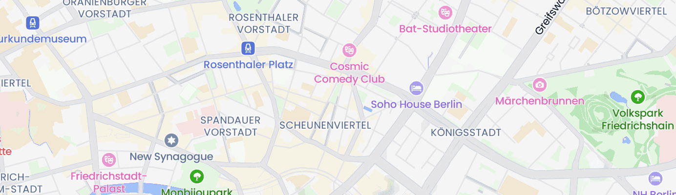 Karte mit dem ungefähren Standort