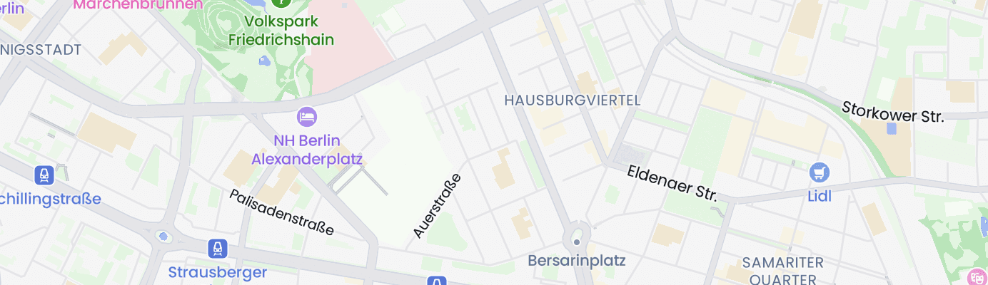 Karte mit dem ungefähren Standort