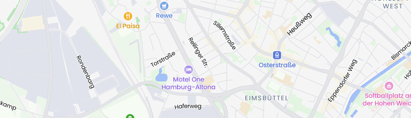Karte mit dem ungefähren Standort