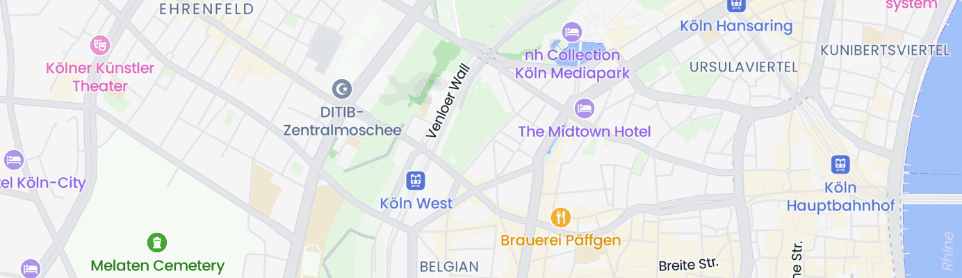 Karte mit dem ungefähren Standort