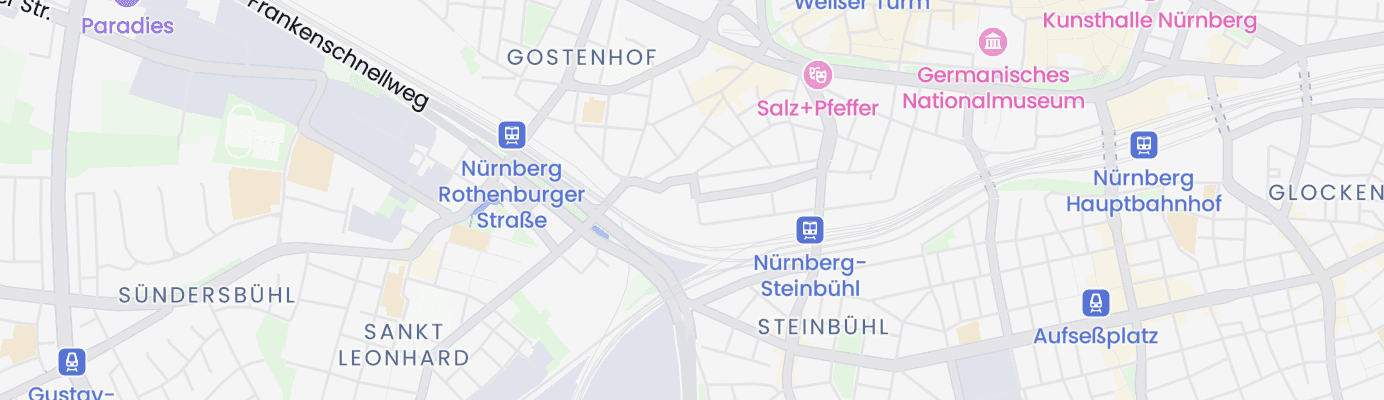 Karte mit dem ungefähren Standort