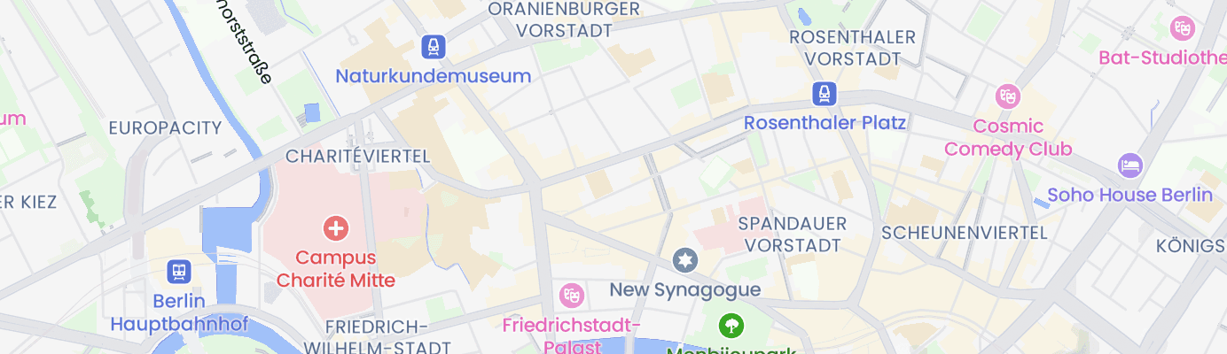 Karte mit dem ungefähren Standort