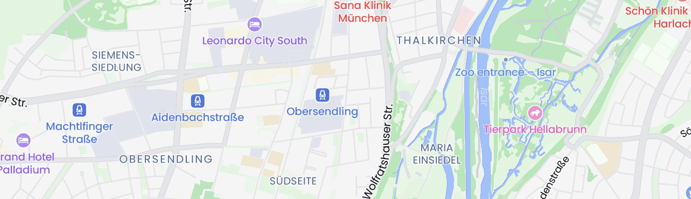 Karte mit dem ungefähren Standort