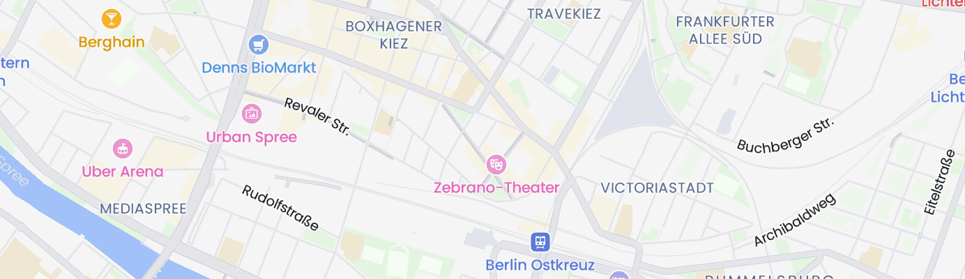 Karte mit dem ungefähren Standort