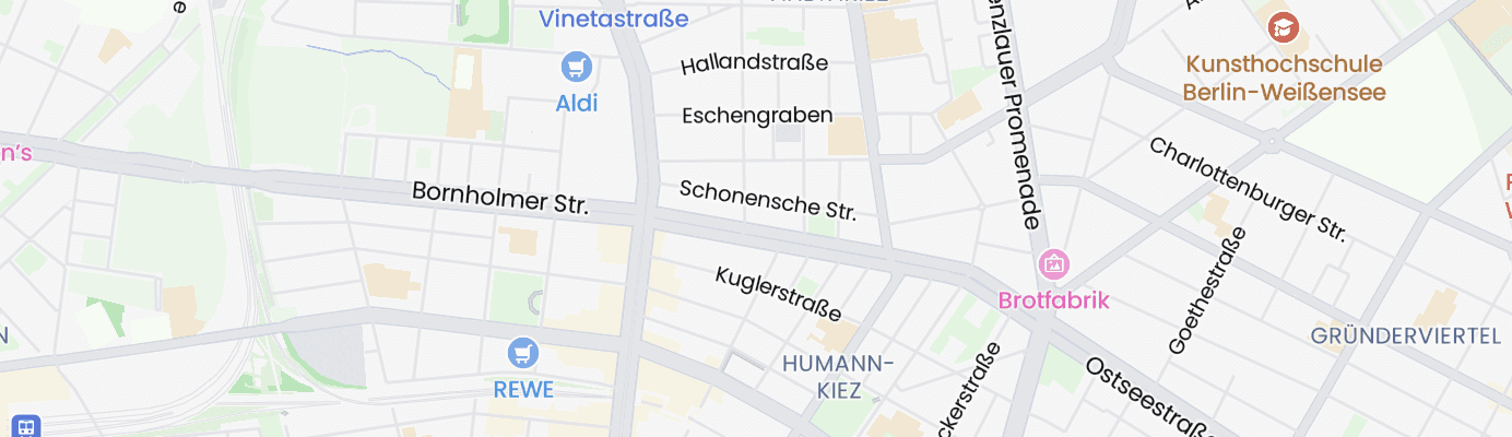 Karte mit dem ungefähren Standort