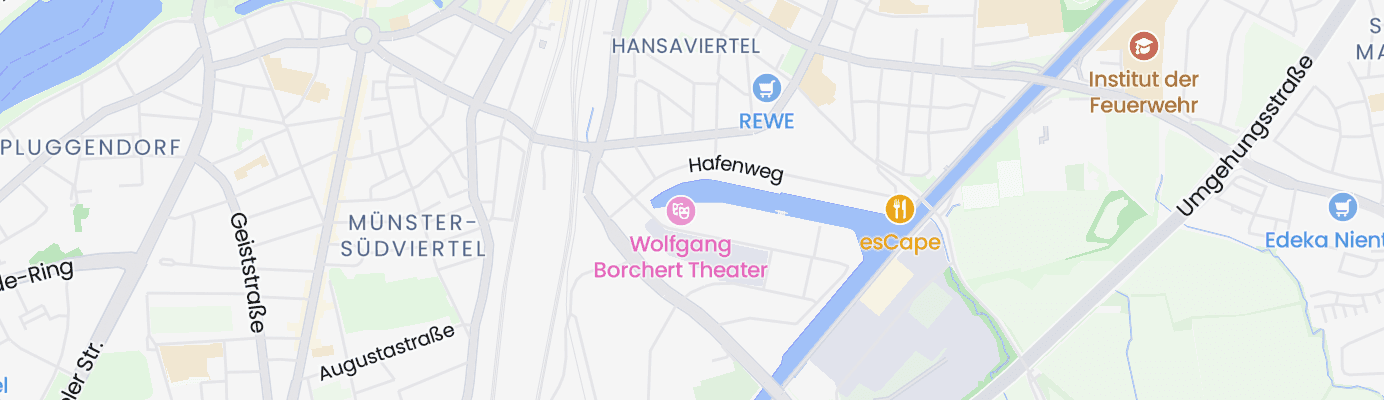 Karte mit dem ungefähren Standort
