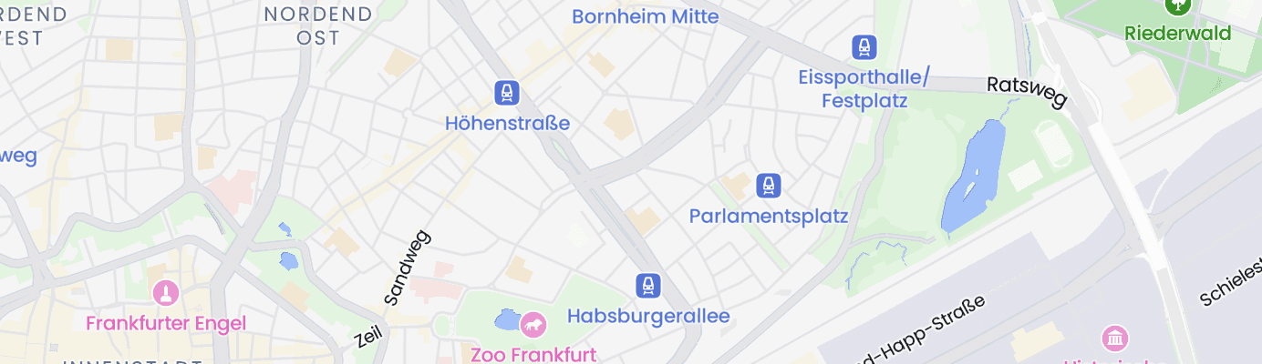 Karte mit dem ungefähren Standort