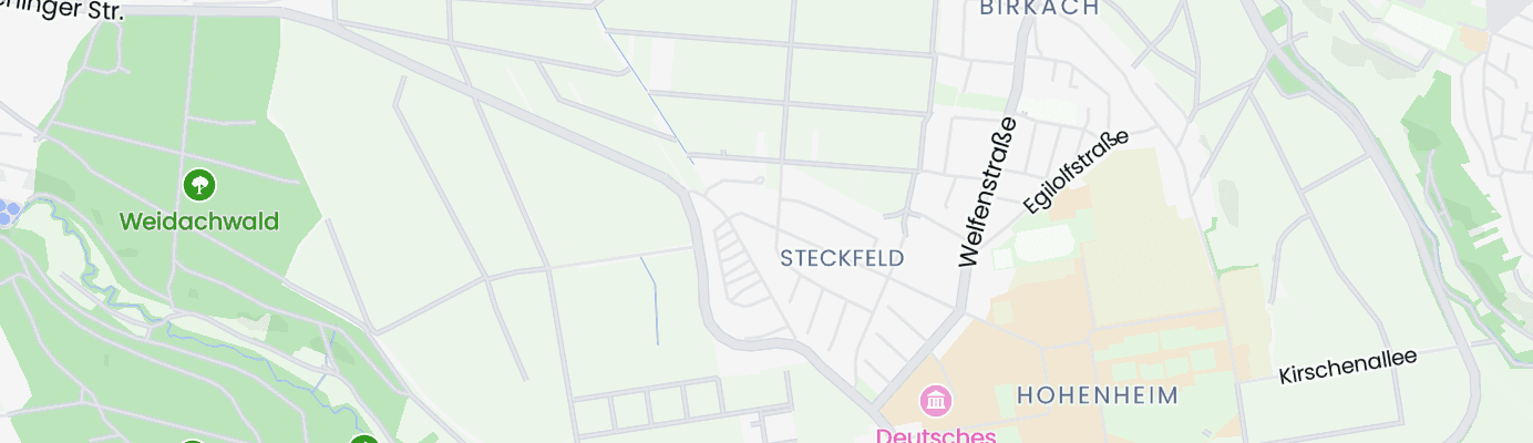 Karte mit dem ungefähren Standort