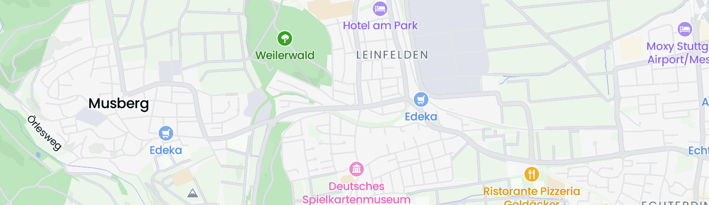 Karte mit dem ungefähren Standort