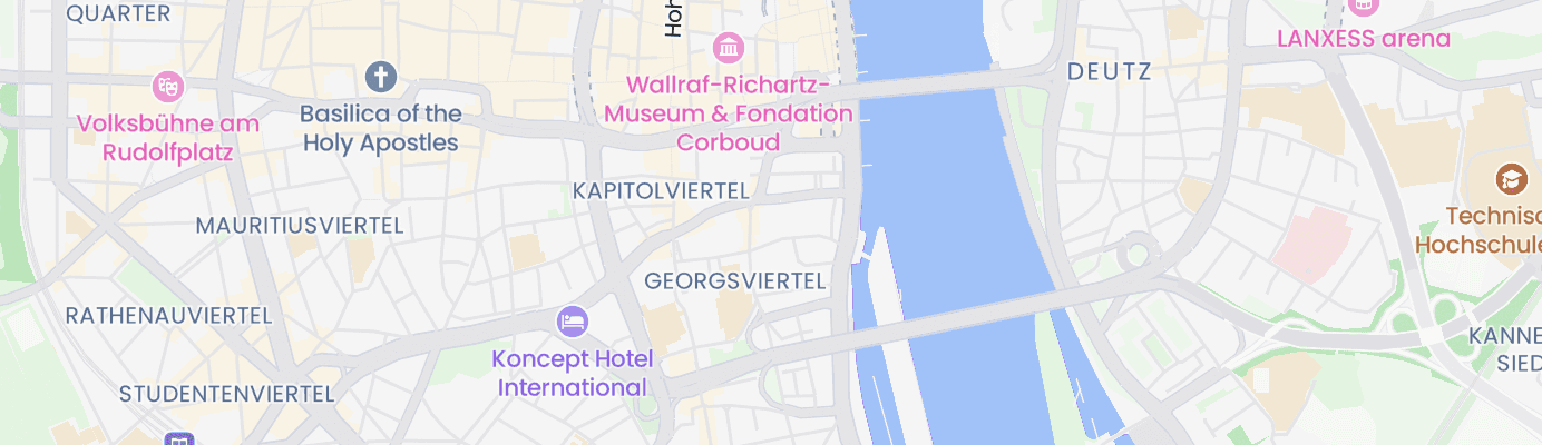 Karte mit dem ungefähren Standort