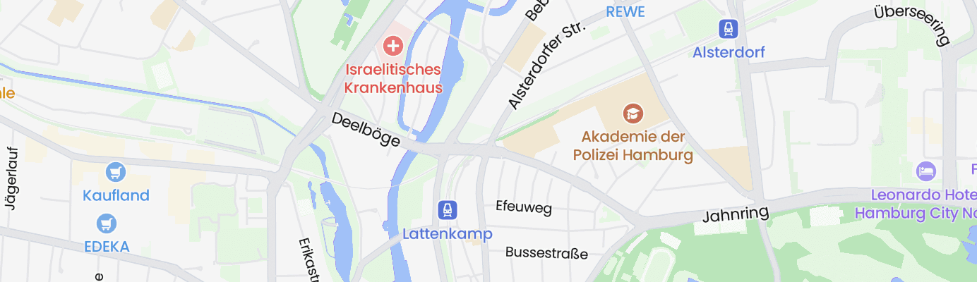 Karte mit dem ungefähren Standort
