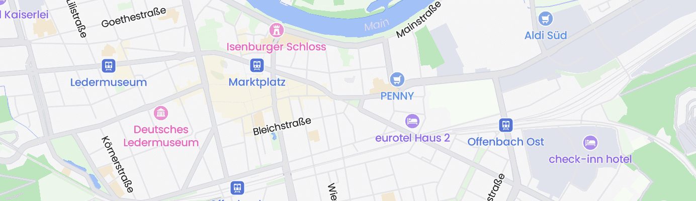 Karte mit dem ungefähren Standort