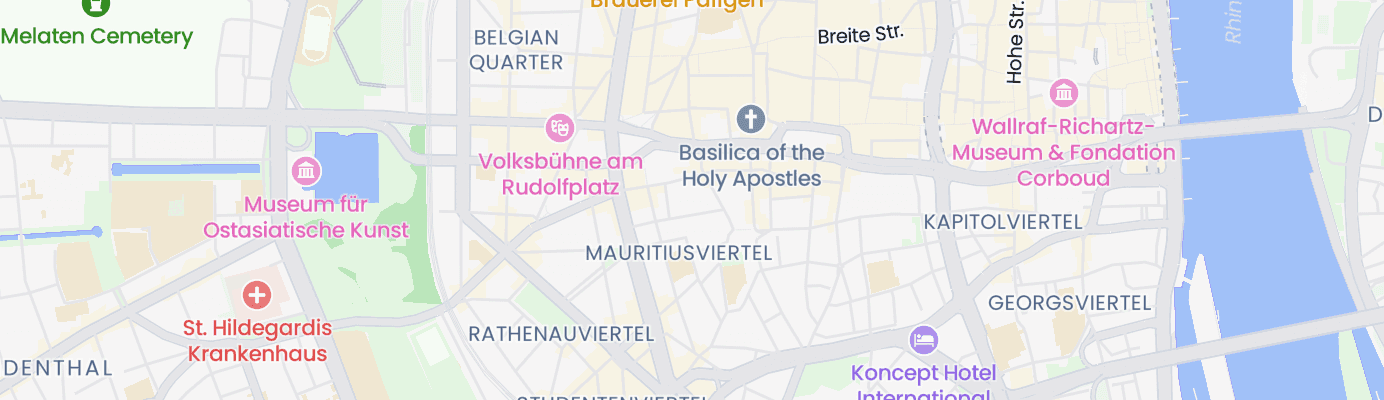 Karte mit dem ungefähren Standort