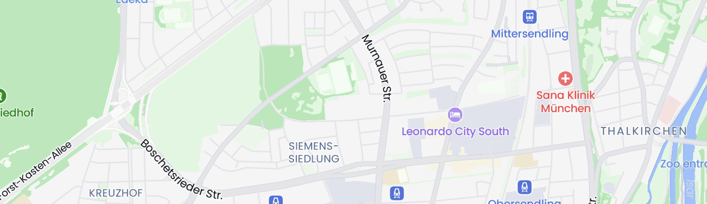 Karte mit dem ungefähren Standort