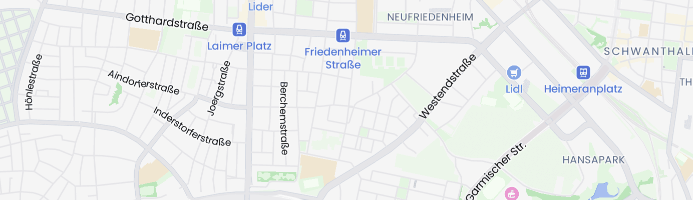 Karte mit dem ungefähren Standort