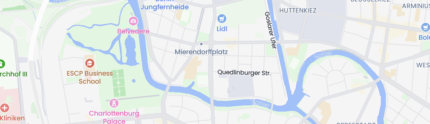 Karte mit dem ungefähren Standort