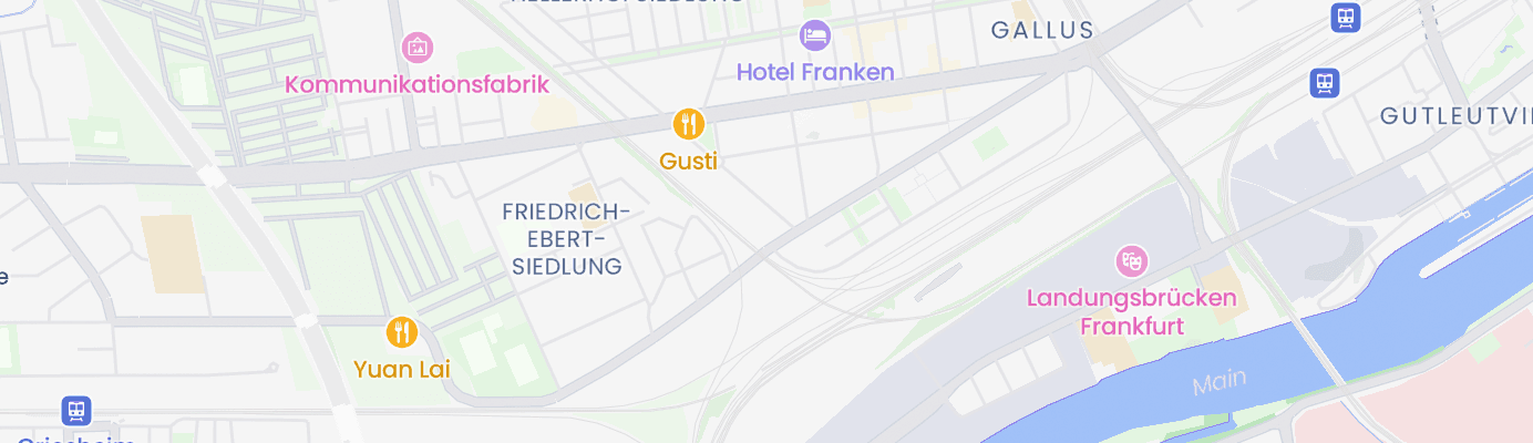 Karte mit dem ungefähren Standort