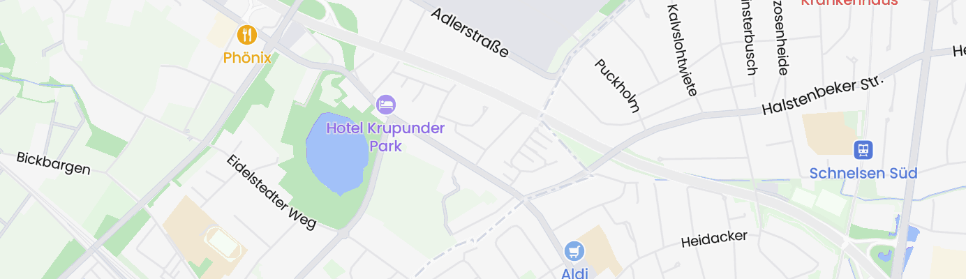 Karte mit dem ungefähren Standort