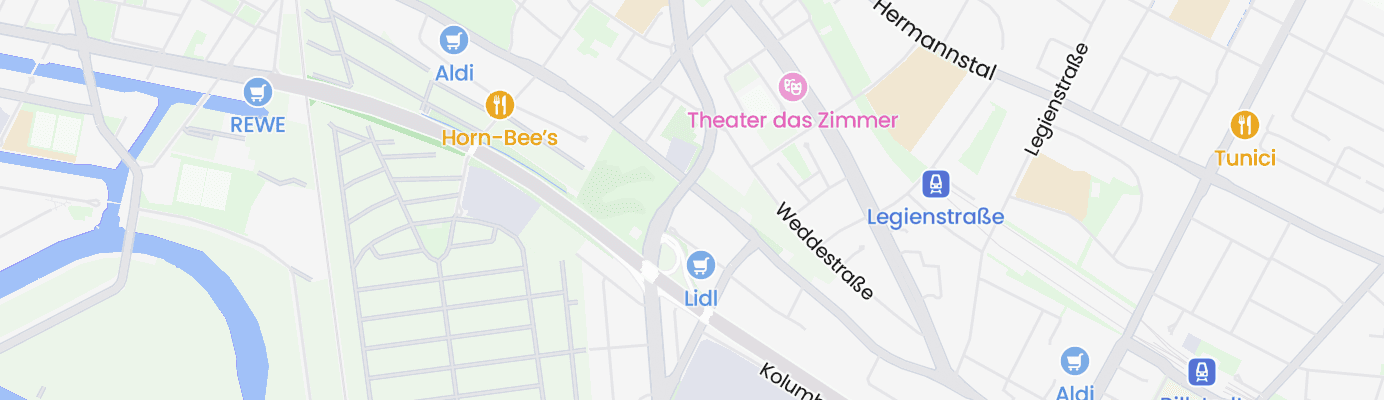 Karte mit dem ungefähren Standort