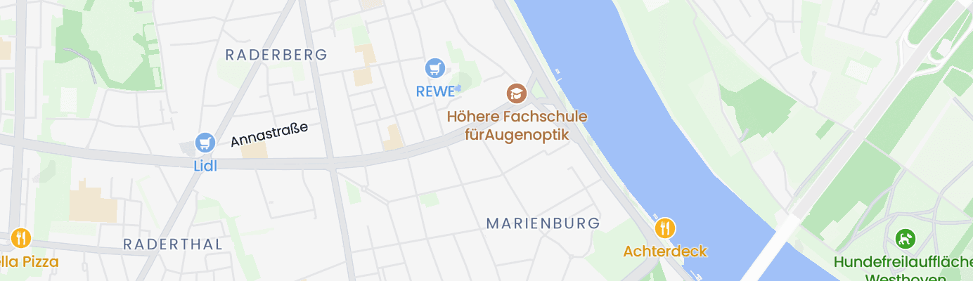 Karte mit dem ungefähren Standort