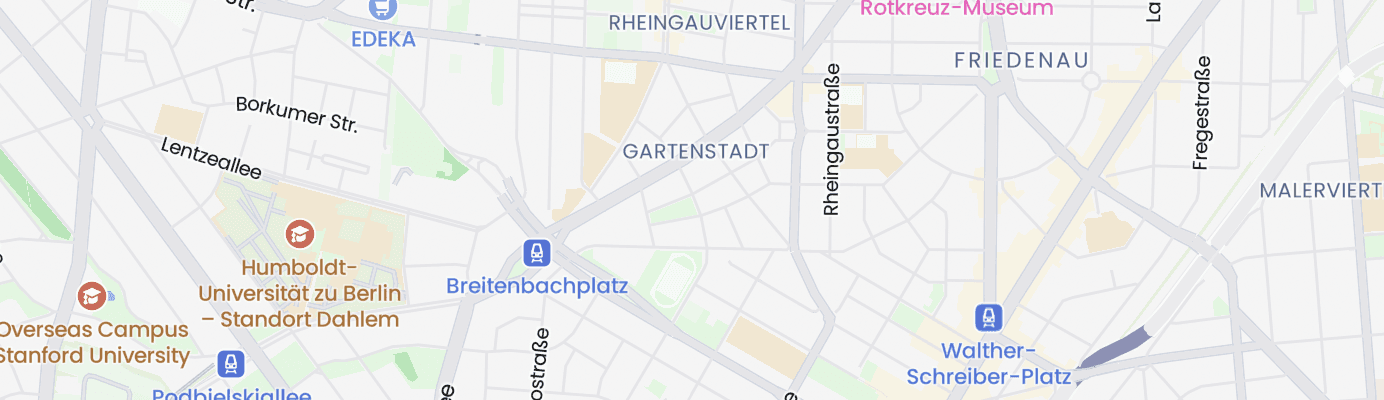 Karte mit dem ungefähren Standort