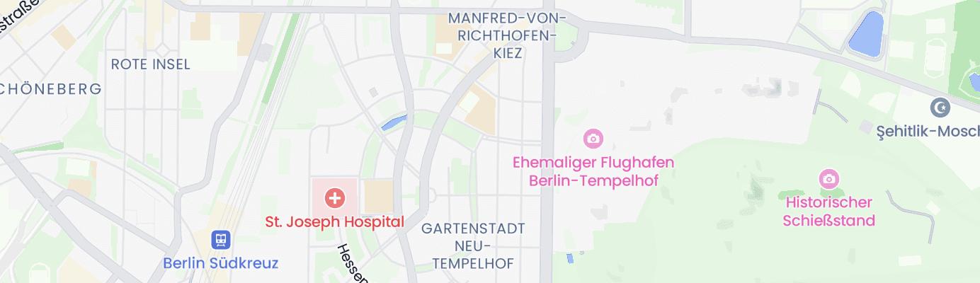 Karte mit dem ungefähren Standort