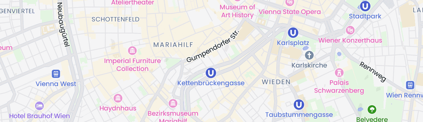 Karte mit dem ungefähren Standort