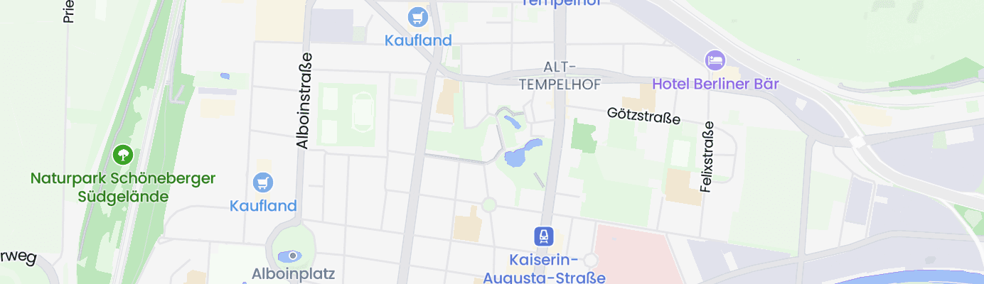 Karte mit dem ungefähren Standort