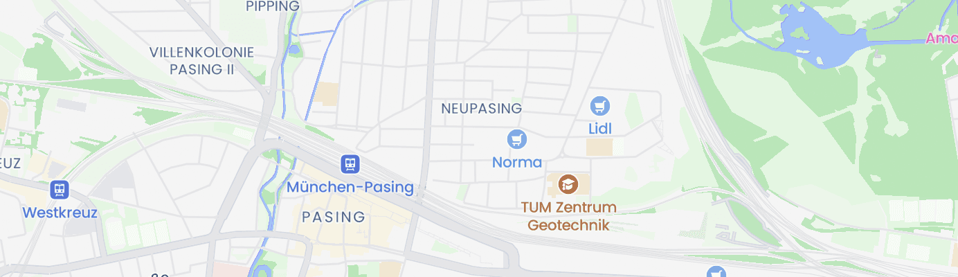 Karte mit dem ungefähren Standort
