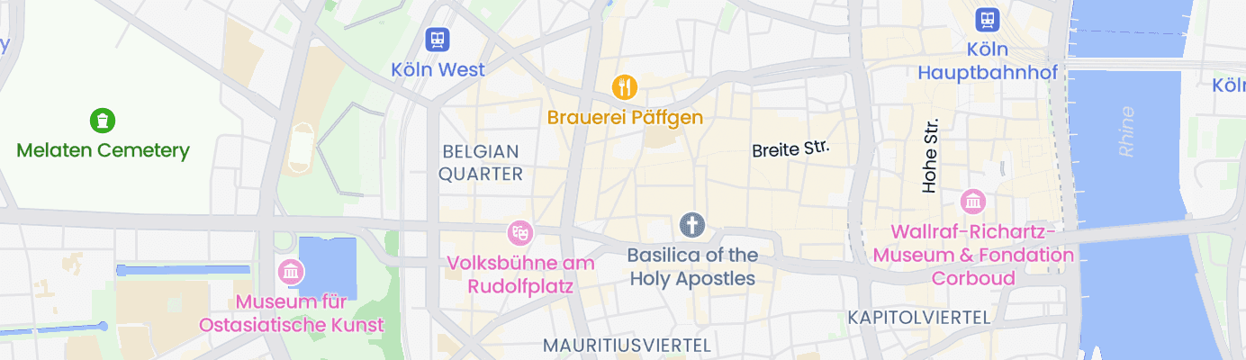 Karte mit dem ungefähren Standort