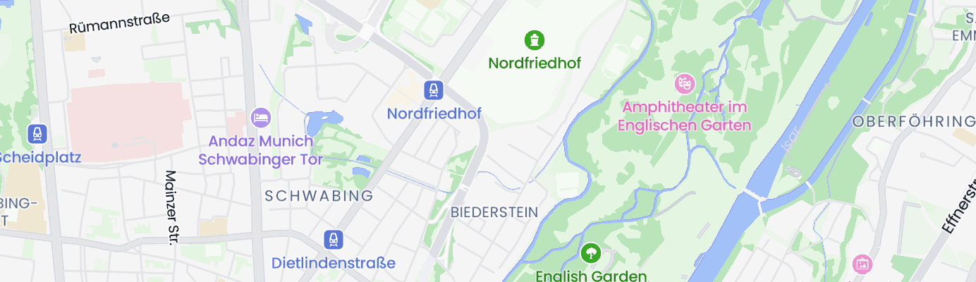 Karte mit dem ungefähren Standort