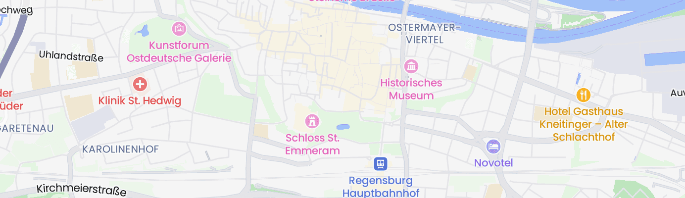 Karte mit dem ungefähren Standort