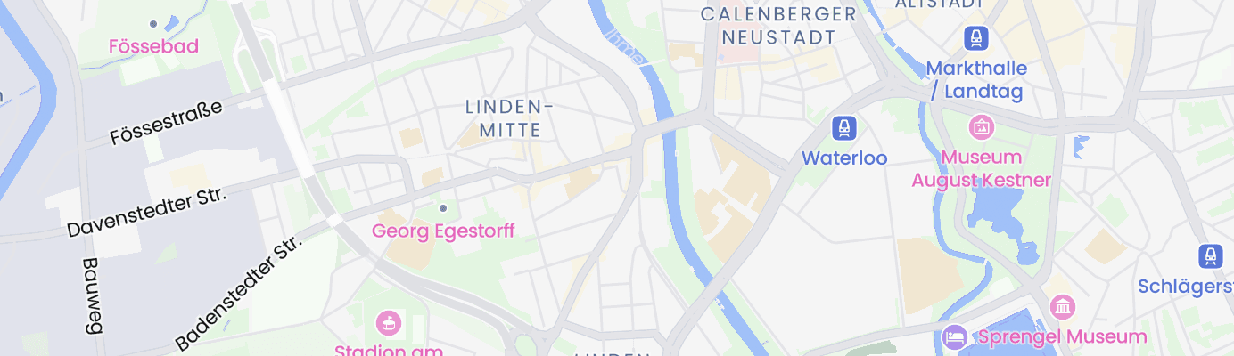 Karte mit dem ungefähren Standort