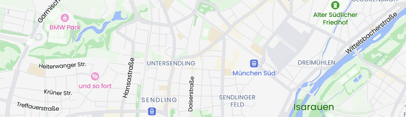 Karte mit dem ungefähren Standort