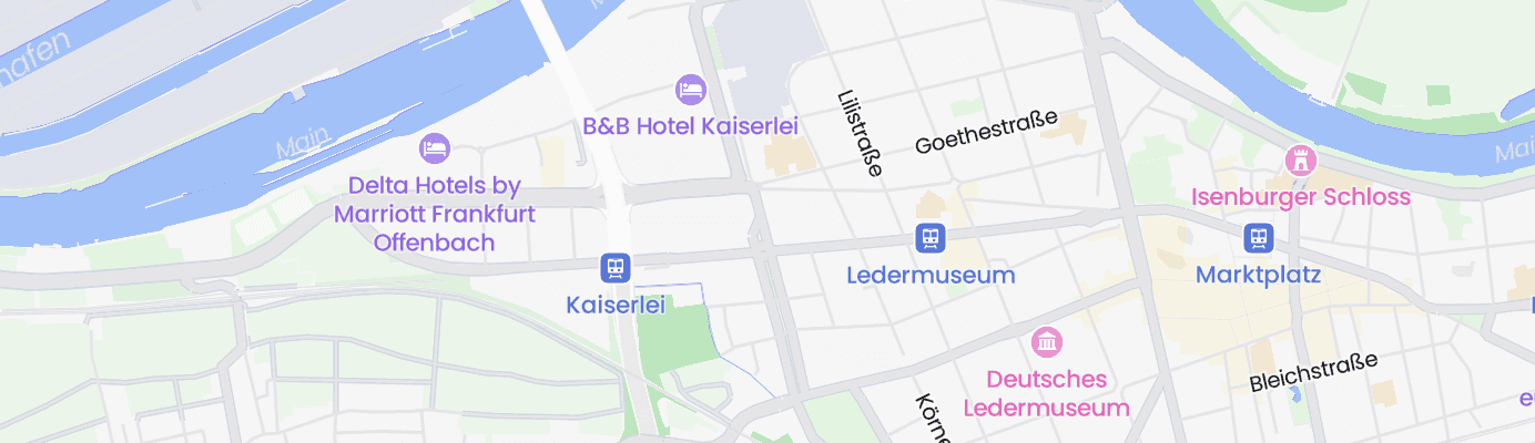 Karte mit dem ungefähren Standort