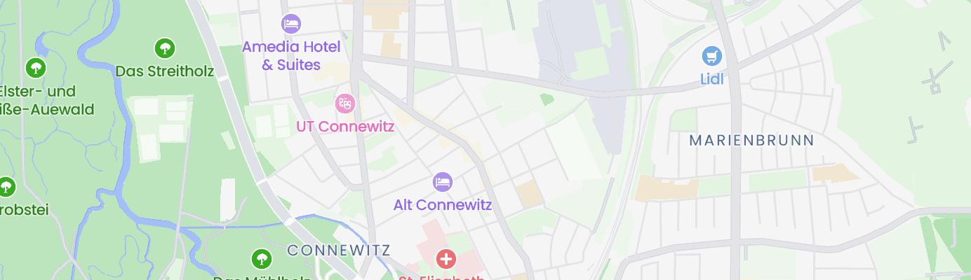 Karte mit dem ungefähren Standort