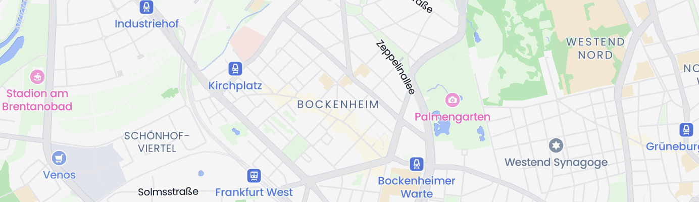 Karte mit dem ungefähren Standort