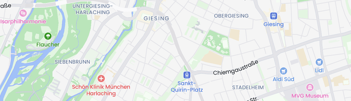 Karte mit dem ungefähren Standort