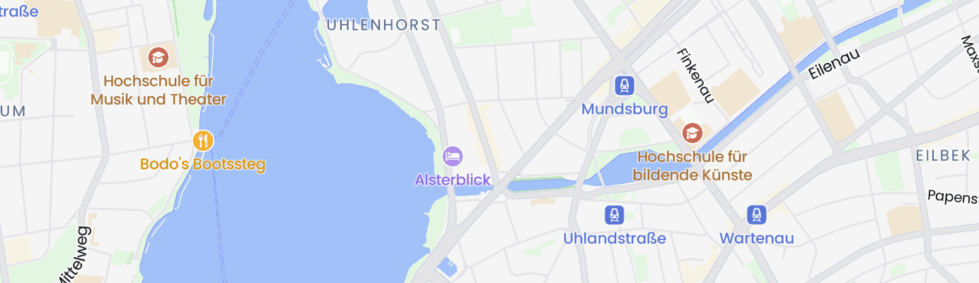 Karte mit dem ungefähren Standort