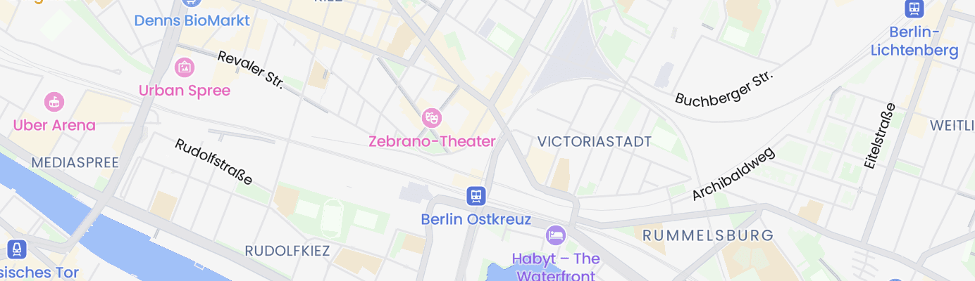 Karte mit dem ungefähren Standort
