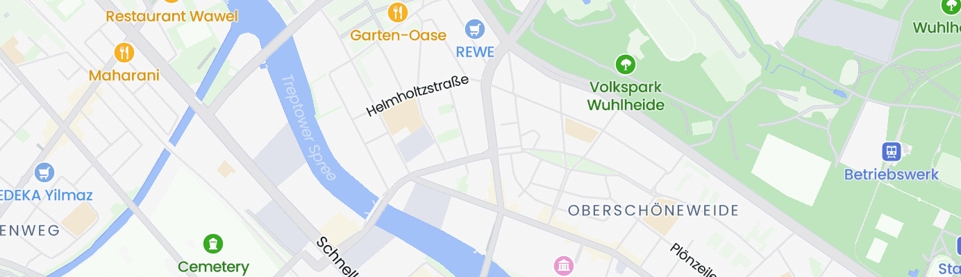 Karte mit dem ungefähren Standort