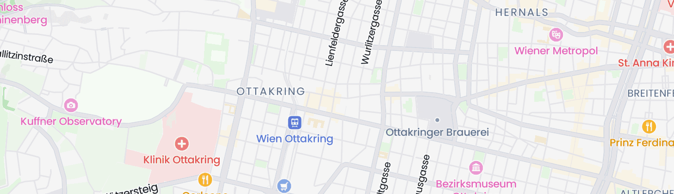 Karte mit dem ungefähren Standort