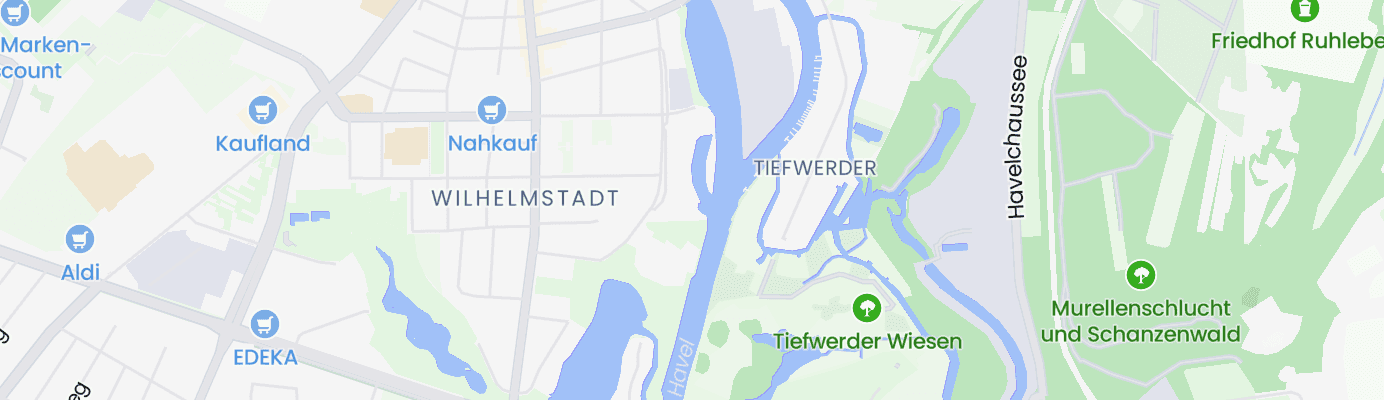 Karte mit dem ungefähren Standort