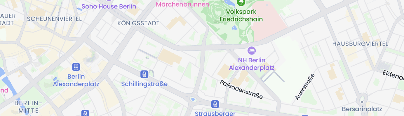 Karte mit dem ungefähren Standort