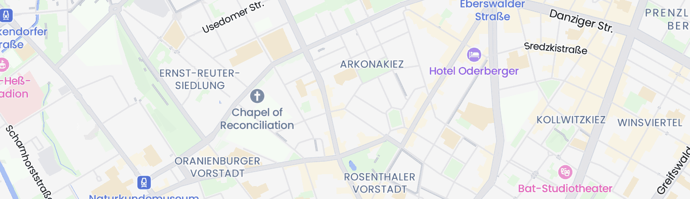 Karte mit dem ungefähren Standort