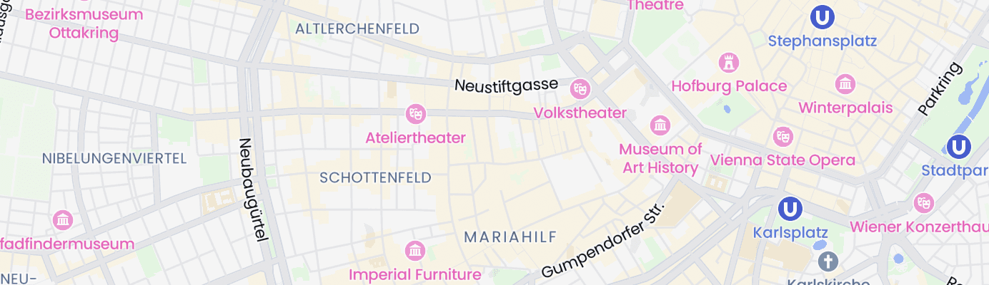 Karte mit dem ungefähren Standort