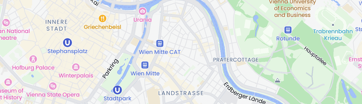 Karte mit dem ungefähren Standort