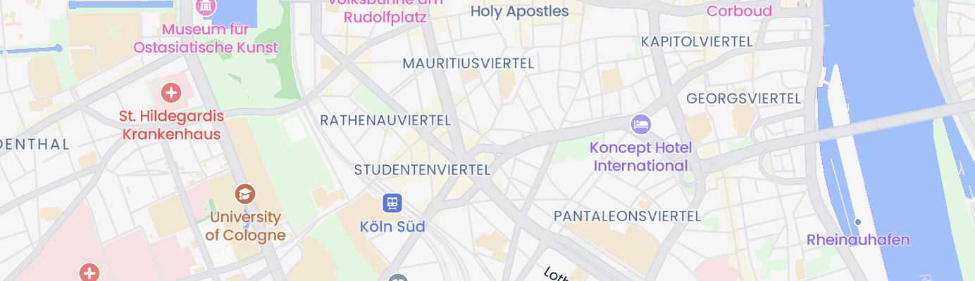 Karte mit dem ungefähren Standort