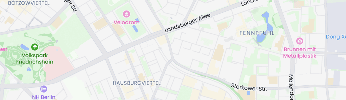 Karte mit dem ungefähren Standort